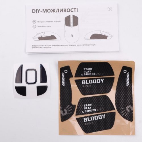 Уценка мышка A4Tech Bloody R72 Ultra White (Отремонтировано производителем, 830041) купить в Украине: Киев, Днепр, Харьков, Одесса  | Низкая цена, отзывы, характеристики от TELEMART фото