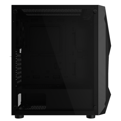 Корпус Gamdias ATHENA E1 Elite Tempered glass без БЖ (4712960135987) Black (Відновлено продавцем, 830121) купити в Україні: Київ, Львів, Хмельницький, Тернопіль, Івано-Франківськ | Перевірка сумісності, низька ціна, відгуки, характеристики від TELEMART фото