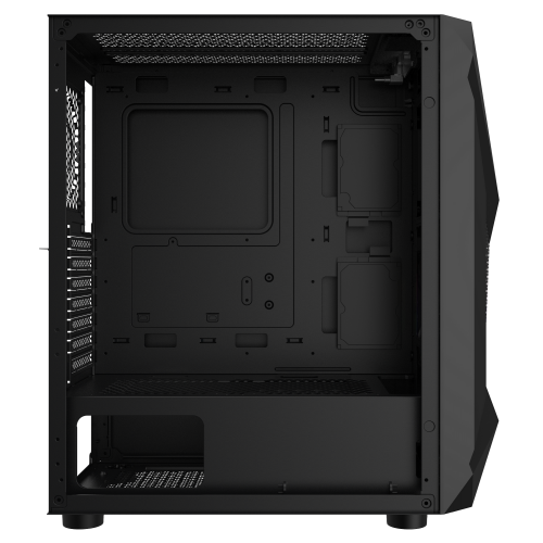 Корпус Gamdias ATHENA E1 Elite Tempered glass без БЖ (4712960135987) Black (Відновлено продавцем, 830121) купити в Україні: Київ, Львів, Хмельницький, Тернопіль, Івано-Франківськ | Перевірка сумісності, низька ціна, відгуки, характеристики від TELEMART фото