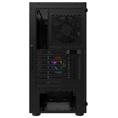 Корпус Gamdias ATHENA E1 Elite Tempered glass без БЖ (4712960135987) Black (Відновлено продавцем, 830121) купити в Україні: Київ, Львів, Хмельницький, Тернопіль, Івано-Франківськ | Перевірка сумісності, низька ціна, відгуки, характеристики від TELEMART фото