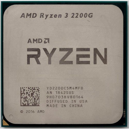 Процессор AMD Ryzen 3 2200G 3.5(3.7)GHz sAM4 Tray (YD2200C5M4MFB) (Восстановлено продавцом, 830272) купить в Украине: Киев, Днепр, Харьков, Одесса  | Проверка совместимости, низкая цена, отзывы, характеристики от TELEMART фото