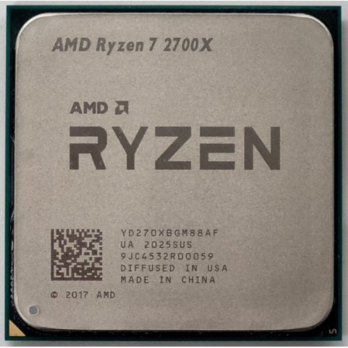 Процессор AMD Ryzen 7 2700X 3.7(4.3)GHz 16MB sAM4 Tray (YD270XBGM88AF) (Восстановлено продавцом, 830273) купить в Украине: Киев, Днепр, Харьков, Одесса  | Проверка совместимости, низкая цена, отзывы, характеристики от TELEMART фото