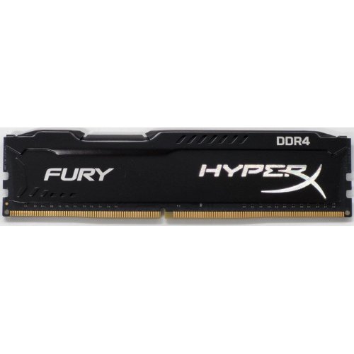 Озу Kingston DDR4 4Gb 2400Mhz HyperX FURY Black (HX424C15FB/4) (Восстановлено продавцом, 830291) купить в Украине: Киев, Днепр, Харьков, Одесса  | Проверка совместимости, низкая цена, отзывы, характеристики от TELEMART фото