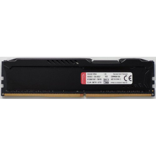 Озу Kingston DDR4 4Gb 2400Mhz HyperX FURY Black (HX424C15FB/4) (Восстановлено продавцом, 830291) купить в Украине: Киев, Днепр, Харьков, Одесса  | Проверка совместимости, низкая цена, отзывы, характеристики от TELEMART фото