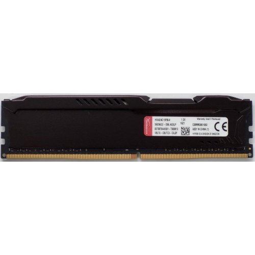 Озу Kingston DDR4 4Gb 2400Mhz HyperX FURY Black (HX424C15FB/4) (Восстановлено продавцом, 830294) купить в Украине: Киев, Днепр, Харьков, Одесса  | Проверка совместимости, низкая цена, отзывы, характеристики от TELEMART фото