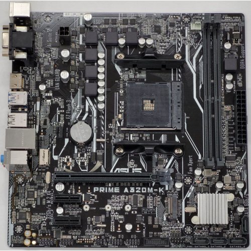 Материнська плата Asus PRIME A320M-K (sAM4, AMD A320) (Відновлено продавцем, 830350) купити в Україні: Київ, Львів, Хмельницький, Тернопіль, Івано-Франківськ | Перевірка сумісності, низька ціна, відгуки, характеристики від TELEMART фото