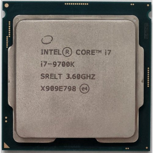 Процесор Intel Core i7-9700K 3.6(4.9)GHz 12MB s1151 Tray (CM8068403874212) (Відновлено продавцем, 830469) купити в Україні: Київ, Львів, Хмельницький, Тернопіль, Івано-Франківськ | Перевірка сумісності, низька ціна, відгуки, характеристики від TELEMART фото