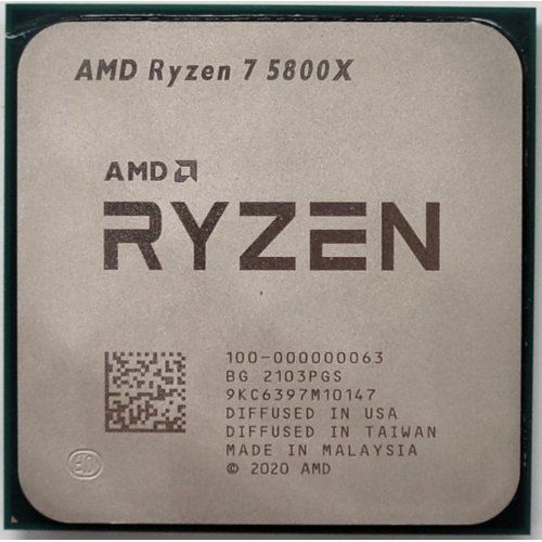 Процессор AMD Ryzen 7 5800X 3.8(4.7)GHz 32MB sAM4 Tray (100-000000063) (Восстановлено продавцом, 830471) купить в Украине: Киев, Днепр, Харьков, Одесса  | Проверка совместимости, низкая цена, отзывы, характеристики от TELEMART фото