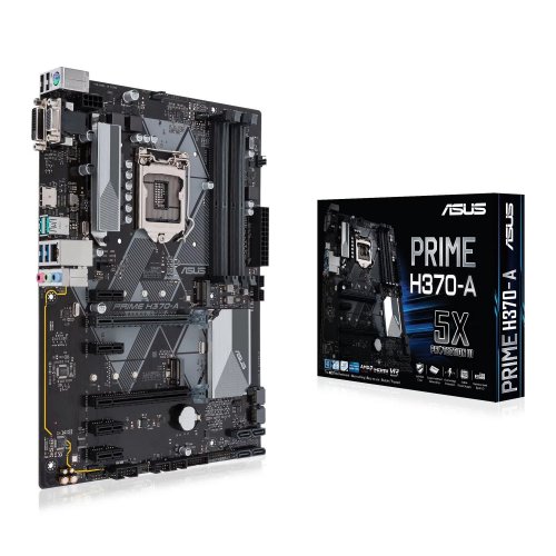 Материнська плата Asus PRIME H370-A (s1151-V2, Intel H370) (Відновлено продавцем, 830485) купити в Україні: Київ, Львів, Хмельницький, Тернопіль, Івано-Франківськ | Перевірка сумісності, низька ціна, відгуки, характеристики від TELEMART фото