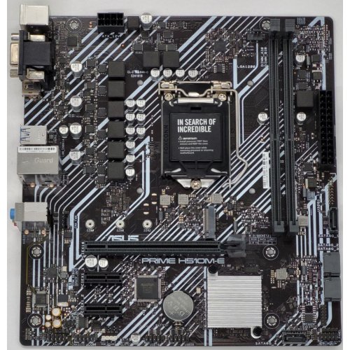 Материнська плата Asus PRIME H510M-E (s1200, Intel H510) (Відновлено продавцем, 830492) купити в Україні: Київ, Львів, Хмельницький, Тернопіль, Івано-Франківськ | Перевірка сумісності, низька ціна, відгуки, характеристики від TELEMART фото