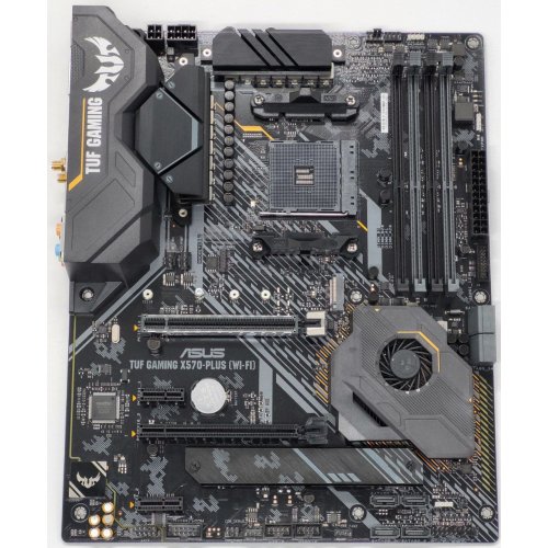 Материнська плата Asus TUF GAMING X570-PLUS (WI-FI) (sAM4, AMD X570) (Відновлено продавцем, 830497) купити в Україні: Київ, Львів, Хмельницький, Тернопіль, Івано-Франківськ | Перевірка сумісності, низька ціна, відгуки, характеристики від TELEMART фото