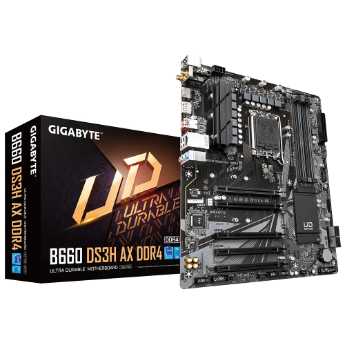 Материнська плата Gigabyte B660 DS3H AX DDR4 (s1700, Intel B660) (Відновлено продавцем, 830501) купити в Україні: Київ, Львів, Хмельницький, Тернопіль, Івано-Франківськ | Перевірка сумісності, низька ціна, відгуки, характеристики від TELEMART фото