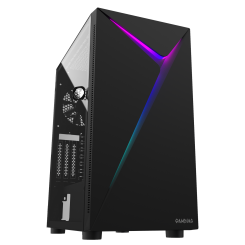 Корпус Gamdias ARGUS E4 Elite Tempered glass без БП (4712960135994) Black (Восстановлено продавцом, 830510)