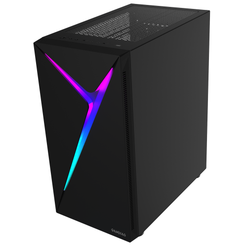 Корпус Gamdias ARGUS E4 Elite Tempered glass без БЖ (4712960135994) Black (Відновлено продавцем, 830510) купити в Україні: Київ, Львів, Хмельницький, Тернопіль, Івано-Франківськ | Перевірка сумісності, низька ціна, відгуки, характеристики від TELEMART фото