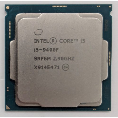 Seller recertified процессор Intel Core i5-9400F 2.9(4.1)GHz 9MB s1151 Tray (CM8068403358819) (Следы использования, 494639) (Восстановлено продавцом, 830687) купить в Украине: Киев, Днепр, Харьков, Одесса  | Проверка совместимости, низкая цена, отзывы, характеристики от TELEMART фото