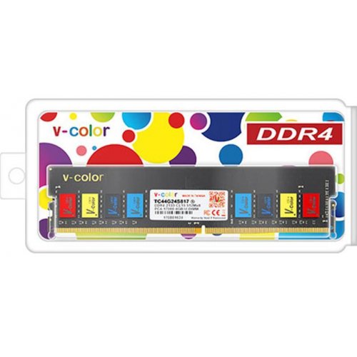 Продати ОЗП V-COLOR DDR4 4GB 2400Mhz Colorful (TC44G24S617) за Trade-In у інтернет-магазині Телемарт - Київ, Дніпро, Україна фото