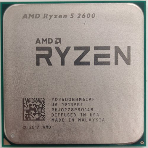 Процессор AMD Ryzen 5 2600 3.4(3.9)GHz 16MB sAM4 Tray (YD2600BBM6IAF) (Восстановлено продавцом, 830709) купить в Украине: Киев, Днепр, Харьков, Одесса  | Проверка совместимости, низкая цена, отзывы, характеристики от TELEMART фото