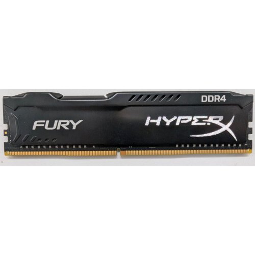 Озу HyperX DDR4 8GB 2666Mhz Fury Black (HX426C16FB2/8) (Восстановлено продавцом, 830851) купить в Украине: Киев, Днепр, Харьков, Одесса  | Проверка совместимости, низкая цена, отзывы, характеристики от TELEMART фото