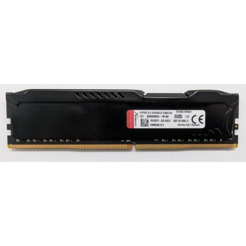 Озу HyperX DDR4 8GB 2666Mhz Fury Black (HX426C16FB2/8) (Восстановлено продавцом, 830851) купить в Украине: Киев, Днепр, Харьков, Одесса  | Проверка совместимости, низкая цена, отзывы, характеристики от TELEMART фото