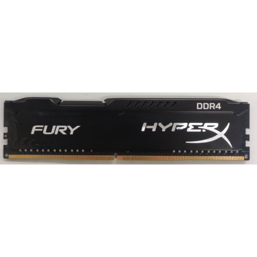 Озу HyperX DDR4 8GB 2666Mhz Fury Black (HX426C16FB2/8) (Восстановлено продавцом, 830885) купить в Украине: Киев, Днепр, Харьков, Одесса  | Проверка совместимости, низкая цена, отзывы, характеристики от TELEMART фото