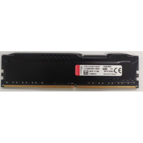 Озу HyperX DDR4 8GB 2666Mhz Fury Black (HX426C16FB2/8) (Восстановлено продавцом, 830885) купить в Украине: Киев, Днепр, Харьков, Одесса  | Проверка совместимости, низкая цена, отзывы, характеристики от TELEMART фото