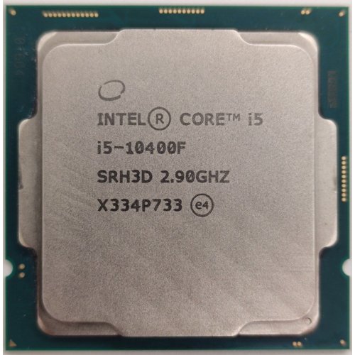 Процесор Intel Core i5-10400F 2.9(4.3)GHz 12MB s1200 Tray (CM8070104290716) (Відновлено продавцем, 830903) купити в Україні: Київ, Львів, Хмельницький, Тернопіль, Івано-Франківськ | Перевірка сумісності, низька ціна, відгуки, характеристики від TELEMART фото