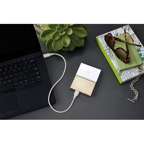 Продать Жесткий диск Western Digital My Passport Ultra 3TB (WDBFKT0030BGD-WESN) White/Gold по Trade-In интернет-магазине Телемарт - Киев, Днепр, Украина фото