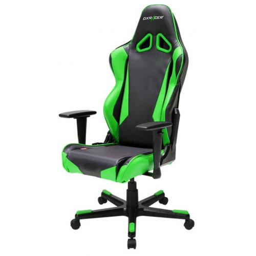 Игровое кресло DXRacer Racing (OH/RB1/NЕ) Black/Green купить в Украине: Киев, Днепр, Харьков, Одесса  | Низкая цена, отзывы, характеристики от TELEMART фото