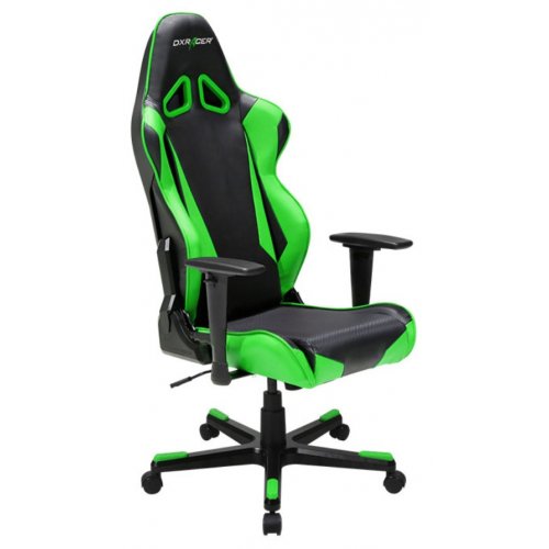 Игровое кресло DXRacer Racing (OH/RB1/NЕ) Black/Green купить в Украине: Киев, Днепр, Харьков, Одесса  | Низкая цена, отзывы, характеристики от TELEMART фото