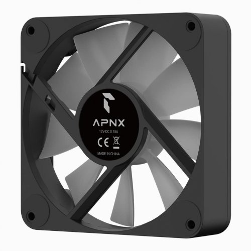 Набір кулерів для корпусу APNX FP1 120 ARGB 3 in 1 (APF3-PF11257.11) Black купити в Україні: Київ, Львів, Хмельницький, Тернопіль, Івано-Франківськ | Перевірка сумісності, низька ціна, відгуки, характеристики від TELEMART фото
