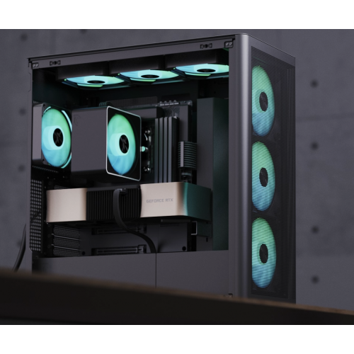 Набір кулерів для корпусу APNX FP1 120 ARGB 3 in 1 (APF3-PF11257.11) Black купити в Україні: Київ, Львів, Хмельницький, Тернопіль, Івано-Франківськ | Перевірка сумісності, низька ціна, відгуки, характеристики від TELEMART фото