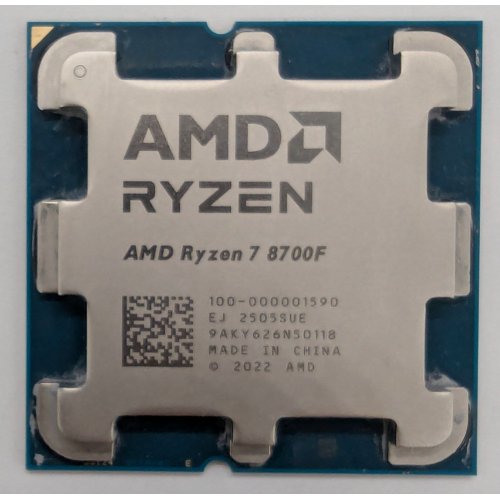 Процессор AMD Ryzen 7 8700F 4.1(5.0)GHz 16MB sAM5 Tray (100-000001590) (Восстановлено продавцом, 831229) купить в Украине: Киев, Днепр, Харьков, Одесса  | Проверка совместимости, низкая цена, отзывы, характеристики от TELEMART фото