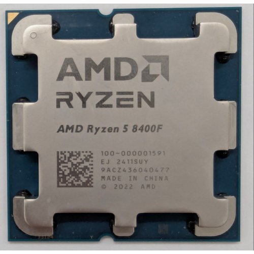 Процессор AMD Ryzen 5 8400F 4.2(4.7)GHz 16MB sAM5 Tray (100-000001591) (Восстановлено продавцом, 831233) купить в Украине: Киев, Днепр, Харьков, Одесса  | Проверка совместимости, низкая цена, отзывы, характеристики от TELEMART фото
