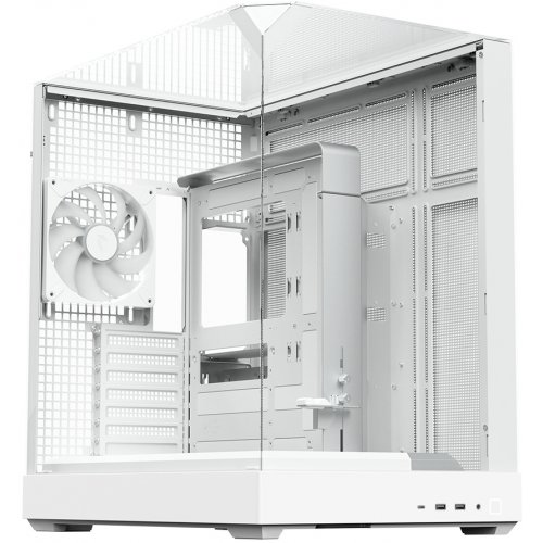 Корпус APNX V2 Tempered Glass без БЖ (APCM-VI02143.21) White купити в Україні: Київ, Львів, Хмельницький, Тернопіль, Івано-Франківськ | Перевірка сумісності, низька ціна, відгуки, характеристики від TELEMART фото