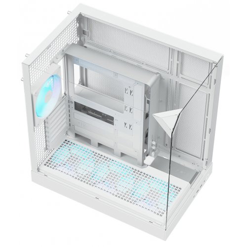 Корпус APNX V2 Tempered Glass без БЖ (APCM-VI02143.21) White купити в Україні: Київ, Львів, Хмельницький, Тернопіль, Івано-Франківськ | Перевірка сумісності, низька ціна, відгуки, характеристики від TELEMART фото