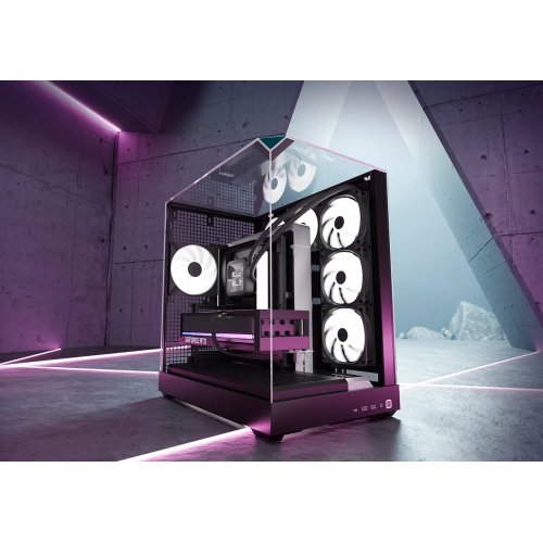 Корпус APNX V2 Tempered Glass без БЖ (APCM-VI02143.11) Black купити в Україні: Київ, Львів, Хмельницький, Тернопіль, Івано-Франківськ | Перевірка сумісності, низька ціна, відгуки, характеристики від TELEMART фото