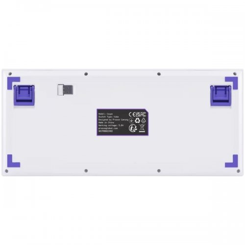 Клавиатура Proove Gaming Coupe RGB Huano Kobe Wireless (WKCP00022404) White/Purple купить в Украине: Киев, Днепр, Харьков, Одесса  | Низкая цена, отзывы, характеристики от TELEMART фото