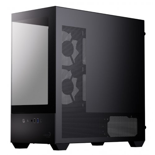 Корпус Aerocool P300D Digi-G-V1 Tempered Glass без БП (ACCS-PN05033.11) Black купить в Украине: Киев, Днепр, Харьков, Одесса  | Проверка совместимости, низкая цена, отзывы, характеристики от TELEMART фото