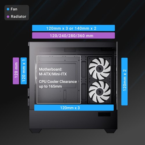 Корпус Aerocool P300D Digi-G-V1 Tempered Glass без БП (ACCS-PN05033.11) Black купить в Украине: Киев, Днепр, Харьков, Одесса  | Проверка совместимости, низкая цена, отзывы, характеристики от TELEMART фото