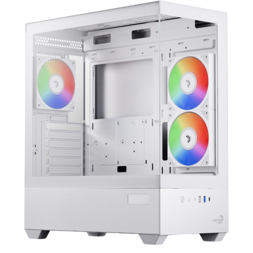Корпус Aerocool P500D Digi-G-V1 Tempered Glass без БП (ACCM-PN07033.21) White купить в Украине: Киев, Днепр, Харьков, Одесса  | Проверка совместимости, низкая цена, отзывы, характеристики от TELEMART фото
