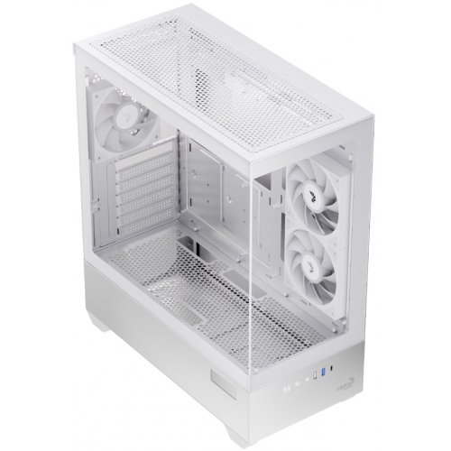 Корпус Aerocool P500D Digi-G-V1 Tempered Glass без БП (ACCM-PN07033.21) White купить в Украине: Киев, Днепр, Харьков, Одесса  | Проверка совместимости, низкая цена, отзывы, характеристики от TELEMART фото
