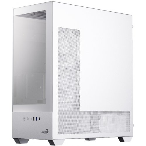 Корпус Aerocool P500D Digi-G-V1 Tempered Glass без БП (ACCM-PN07033.21) White купить в Украине: Киев, Днепр, Харьков, Одесса  | Проверка совместимости, низкая цена, отзывы, характеристики от TELEMART фото