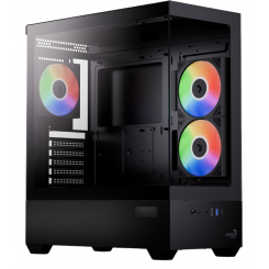 Корпус Aerocool P500D Digi-G-V1 Tempered Glass без БП (ACCM-PN07033.11) Black