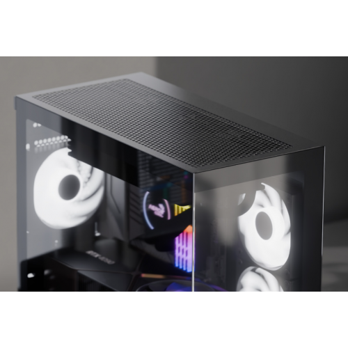 Корпус Aerocool P500D Digi-G-V1 Tempered Glass без БП (ACCM-PN07033.11) Black купить в Украине: Киев, Днепр, Харьков, Одесса  | Проверка совместимости, низкая цена, отзывы, характеристики от TELEMART фото