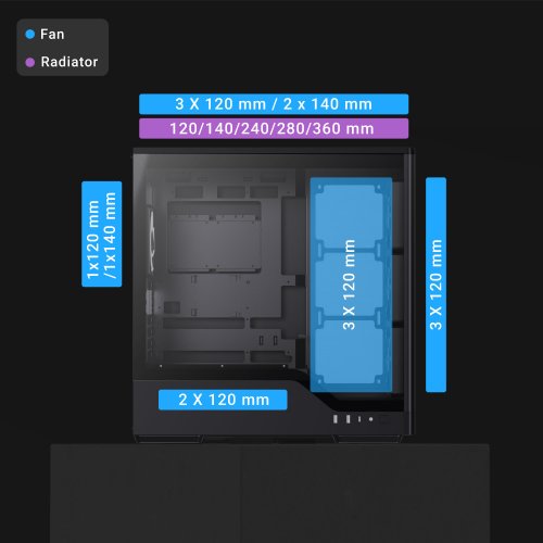Корпус Aerocool D520A-V1 без БЖ (ACCM-DS05143.11) Black купити в Україні: Київ, Львів, Хмельницький, Тернопіль, Івано-Франківськ | Перевірка сумісності, низька ціна, відгуки, характеристики від TELEMART фото