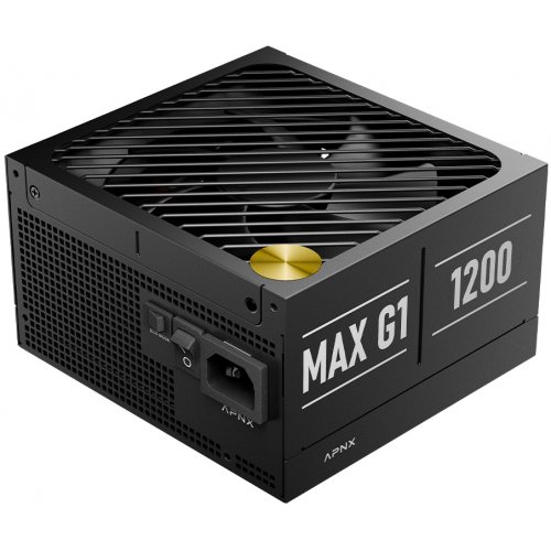 Блок живлення APNX MAX G1 1200W (APPG-MXK2FEC.X1) купити в Україні: Київ, Львів, Хмельницький, Тернопіль, Івано-Франківськ | Перевірка сумісності, низька ціна, відгуки, характеристики від TELEMART фото
