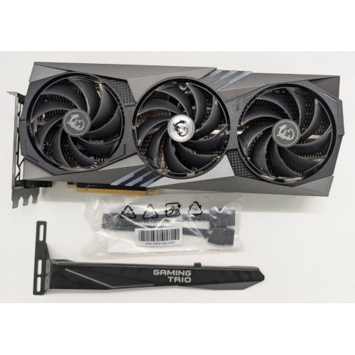 Відеокарта MSI GeForce RTX 4070 Ti GAMING TRIO 12288MB (RTX 4070 Ti GAMING TRIO 12G) (Відновлено продавцем, 831306) купити в Україні: Київ, Львів, Хмельницький, Тернопіль, Івано-Франківськ | Перевірка сумісності, низька ціна, відгуки, характеристики від TELEMART фото