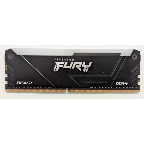Озу Kingston DDR4 16GB 3200Mhz FURY Beast RGB Black (KF432C16BB2A/16) (Восстановлено продавцом, 831355) купить в Украине: Киев, Днепр, Харьков, Одесса  | Проверка совместимости, низкая цена, отзывы, характеристики от TELEMART фото
