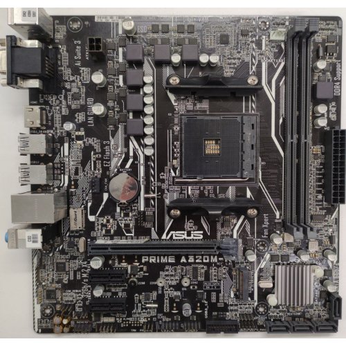 Материнская плата Asus PRIME A320M-K (sAM4, AMD A320) (Восстановлено продавцом, 831365) купить в Украине: Киев, Днепр, Харьков, Одесса  | Проверка совместимости, низкая цена, отзывы, характеристики от TELEMART фото