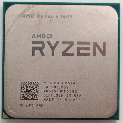 Процессор AMD Ryzen 5 PRO 1600 3.2(3.5)GHz sAM4 Tray (YD160BBBM6IAE) (Восстановлено продавцом, 831368) купить в Украине: Киев, Днепр, Харьков, Одесса  | Проверка совместимости, низкая цена, отзывы, характеристики от TELEMART фото